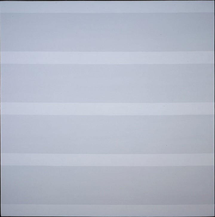 And this one. (Agnes Martin's "Untitled #7," 1992-1993.)