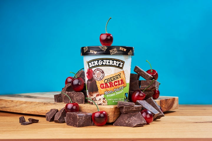 "Cherry with cherries and fudge flakes."