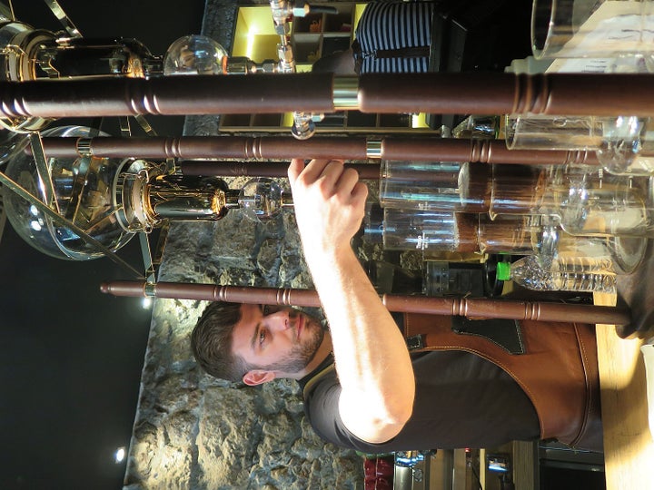 <p>TailorMade, a micro Roastery and Cocktail Bar, that has taken over one of the former fabric stores.</p>