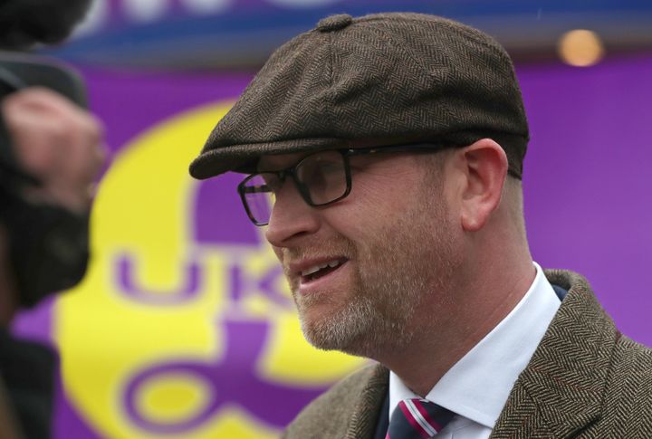 Paul Nuttall's website displayed a message saying it was offline for 'maintenance'