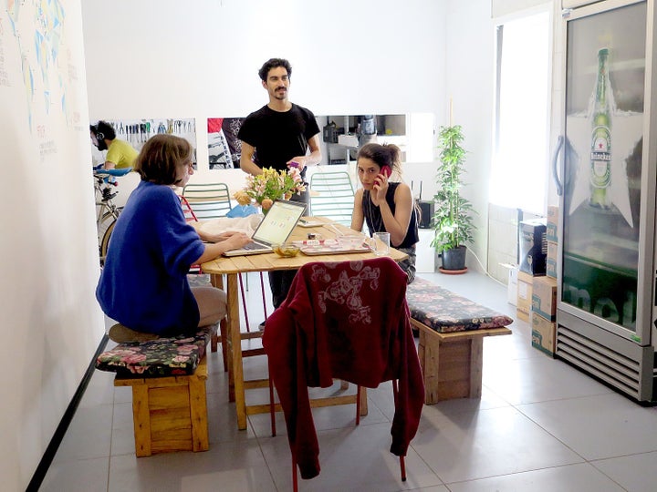 <p>A family-owned townhouse now houses the Social Impact Hub, a business incubator.</p>