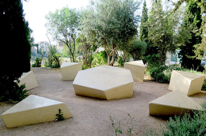 <p><em>Athens Holocaust Memorial</em></p>