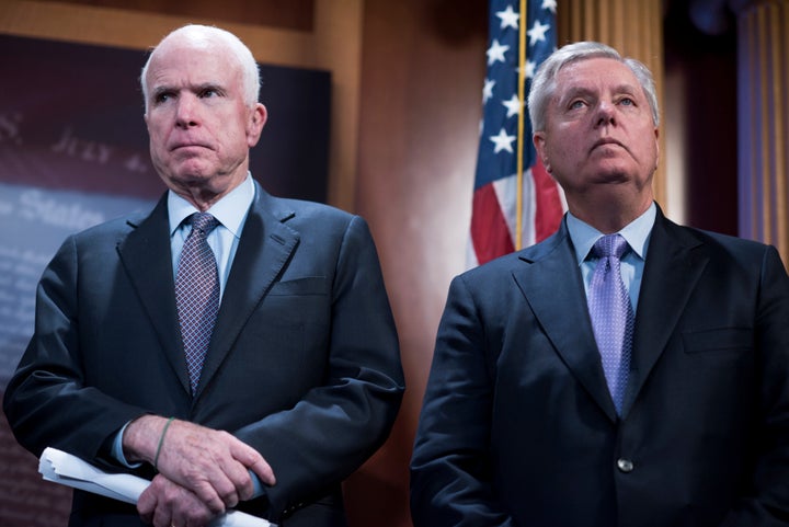 Sens. John McCain (R-Ariz.) and Lindsey Graham (R-S.C.) have been some of Trump's toughest critics when it comes to his relat