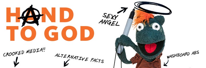 Poster art for <strong><em>Hand to God</em></strong>