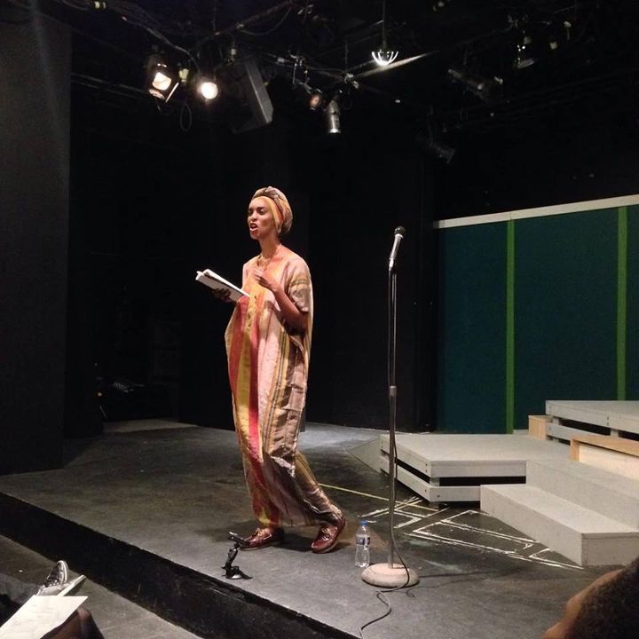 #OctagonLive — with Ladan Osman at Chicago Dramatists. 