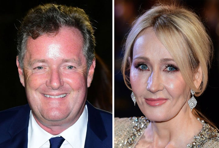 Piers Morgan and J.K. Rowling