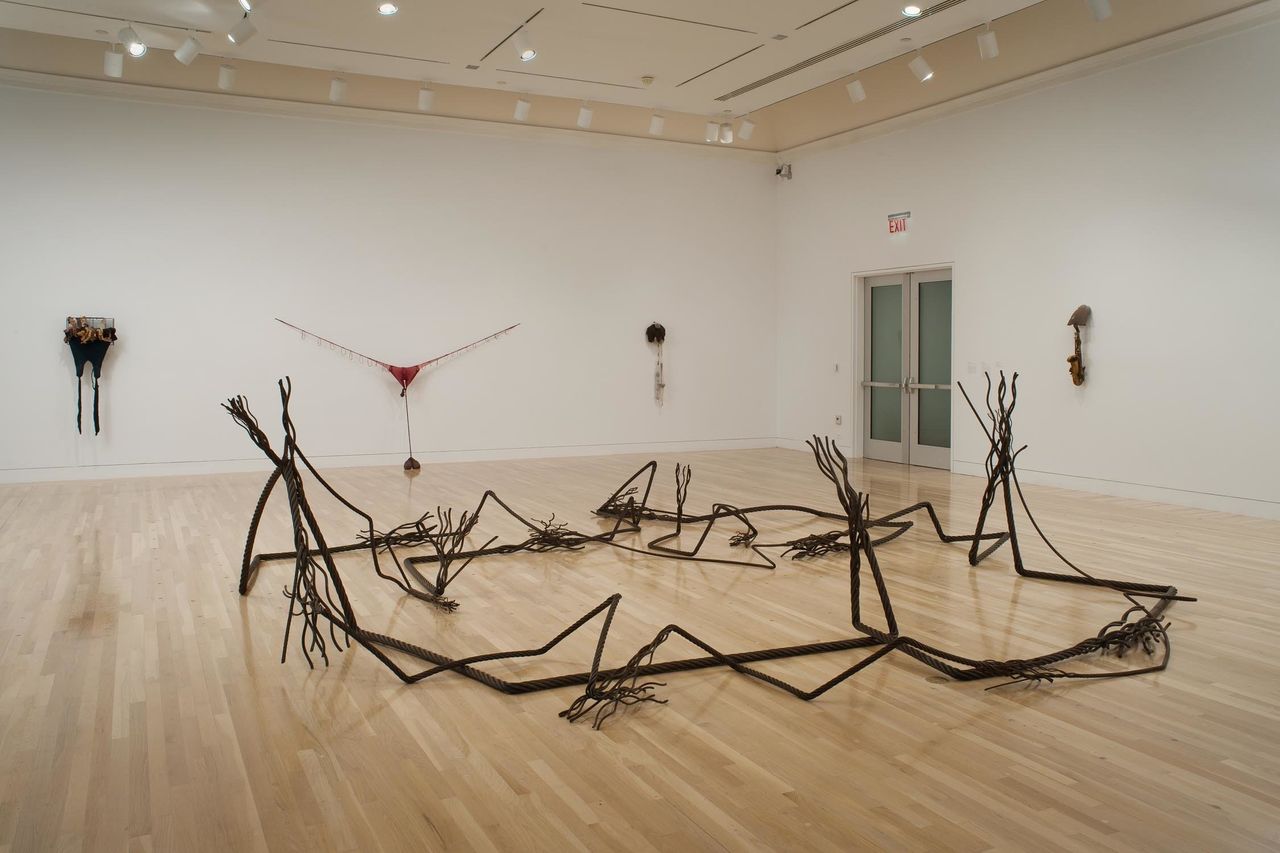 Maren Hassinger, "A Place for Nature," 2011, wire rope, dimensions variable