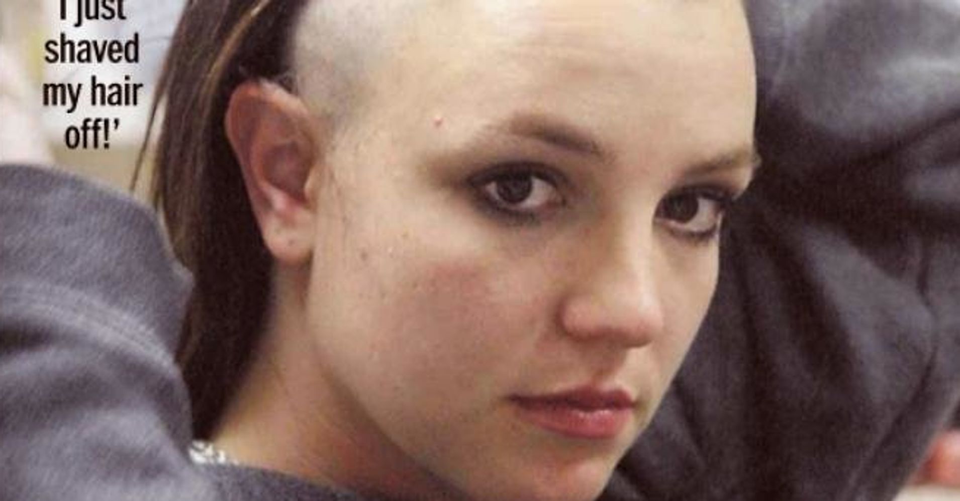 Britney head her picture shaved spear