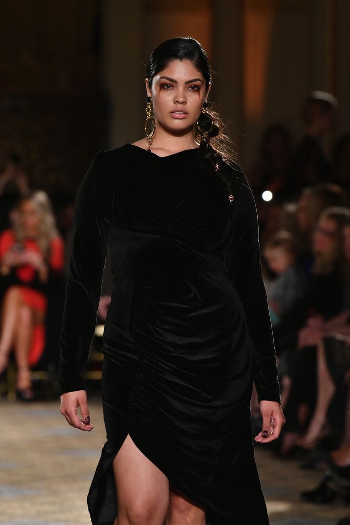 The Christian Siriano New York Fashion Week runway, 11 February.