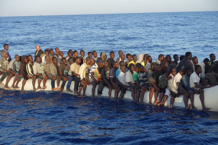 Ross sees boats full of migrants being rescued 