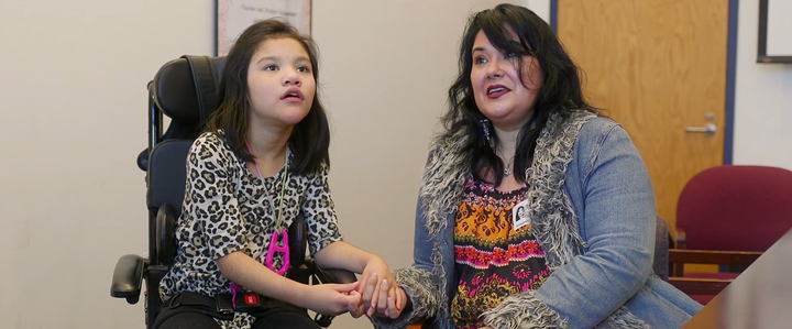 Lydia with her mom, Verna DeSpain.