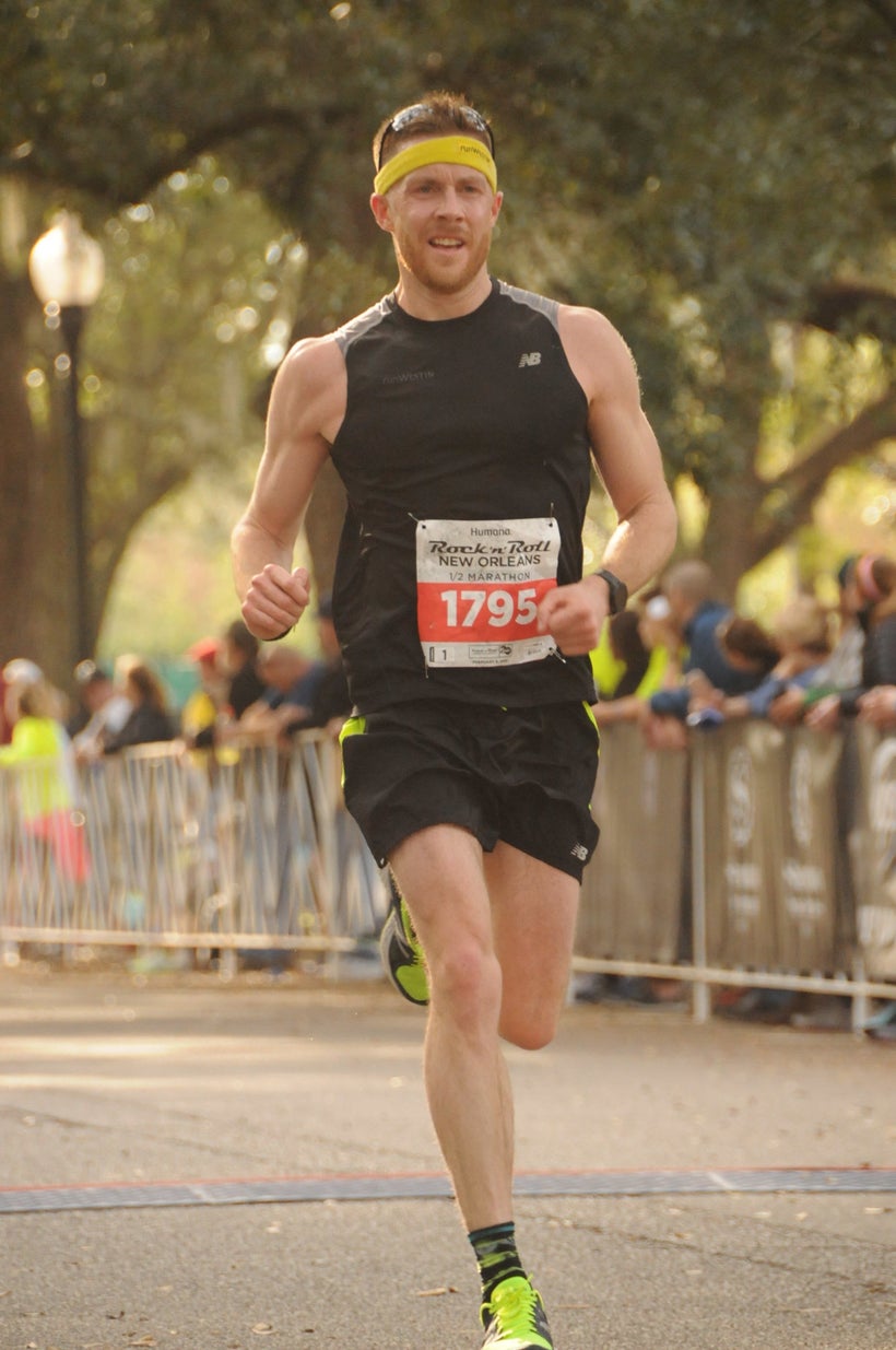 The finish line of a race never smelled so good.