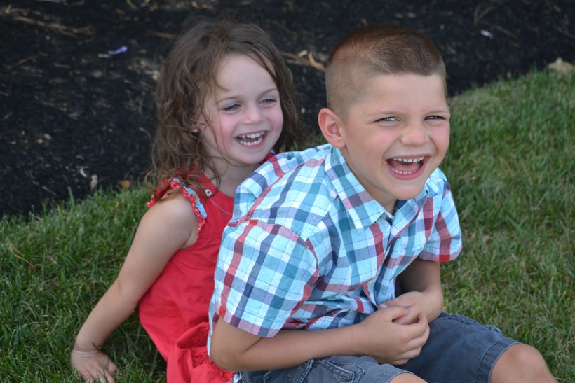 My kids are my greatest examples of how to live in the present.