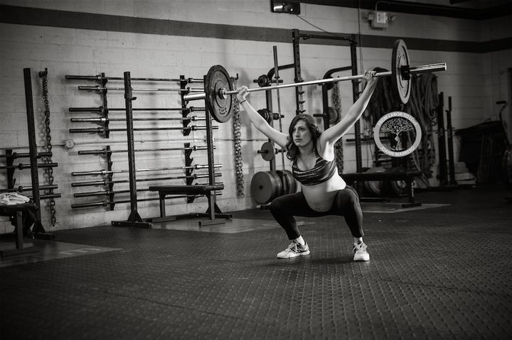 JoAnn Marrero photographed Lauren Ferris at the gym. 