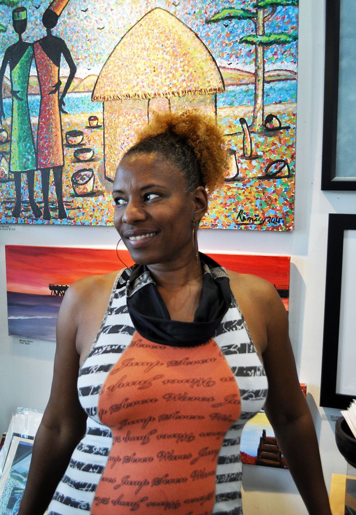 Gallerist and community leader Carla Bristol’s Gallerie 909 features works by African/African-American and Caribbean artists. 
