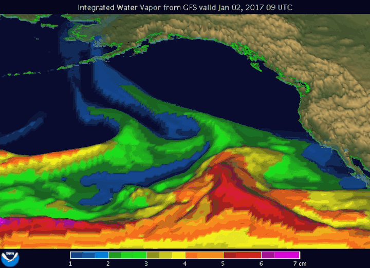 The Pineapple Express atmospheric river