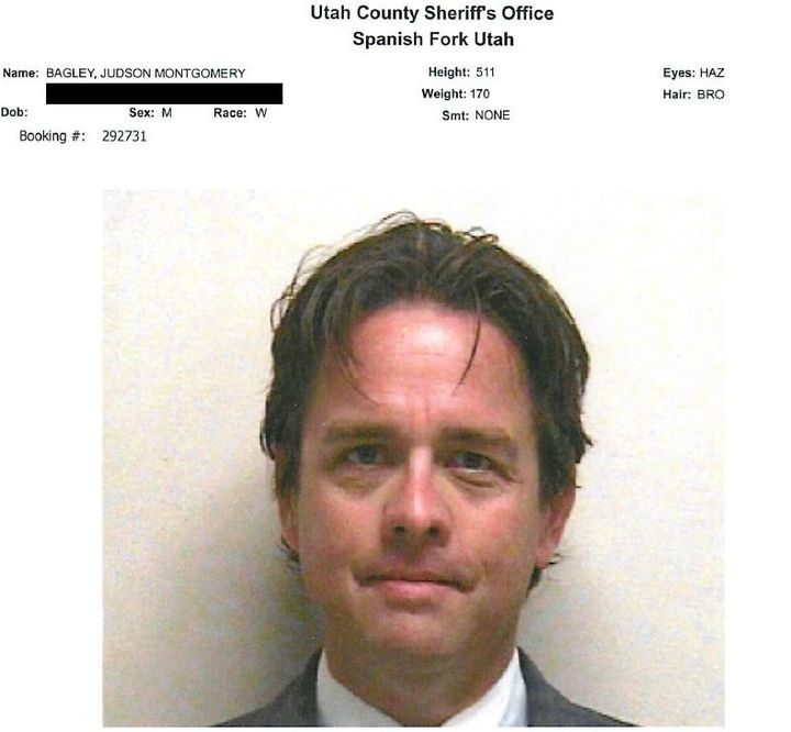 <p>Judd Bagley, founder of the Deep Capture fake news site, after his arrest on eight forgery counts.</p>
