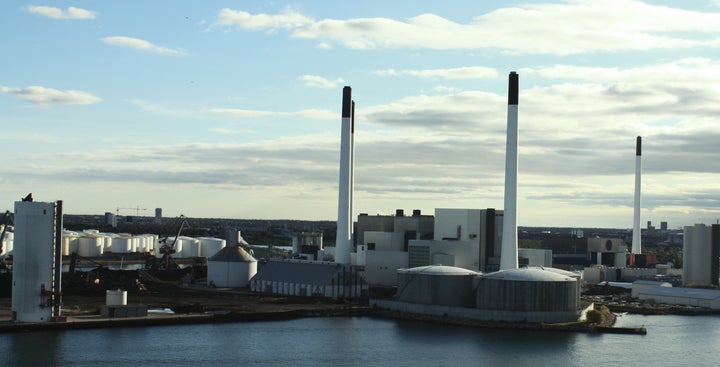 <p>The Amagervaerket Power Station in Copenhagen, which utility company HOFOR plans to fully convert to sustainable biomass by 2020. As part of the conversion, one of the plant’s existing col units will reopen as a state-of-the-art wood chip burning plant to be known as BIO4.</p>