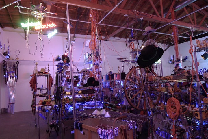 <p>Installation shot at “Jason Rhoades Installations 1994-2006” Hauser Wirth & Schimmel, Los Angeles</p>