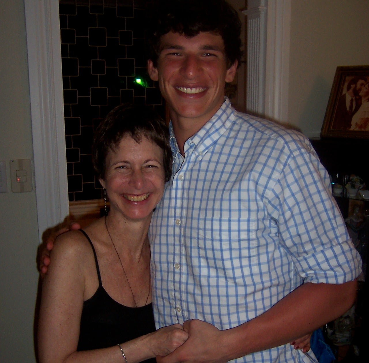 David Fajgenbaum with his mother, who died from brain cancer when Fajgenbaum was a freshman in college.