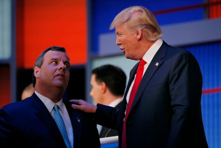 New Jersey Gov. Chris Christie (R) says President Donald Trump told dining guests they could order what they want, but ordered him to have the meatloaf.