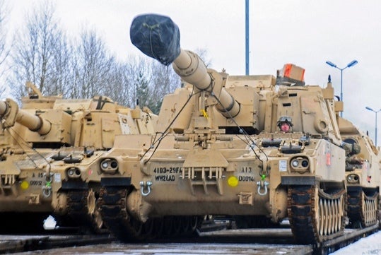 <p><em>Tanks arrive in Poland 1/8/17 for Operation Atlantic Resolve</em></p>