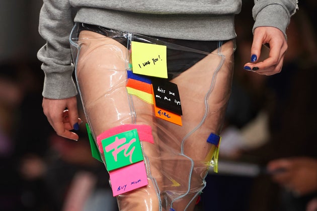 London Fashion Week 2017: Post-It Notes Made Their Runway Debut At Fyodor