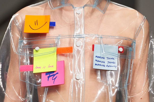 London Fashion Week 2017: Post-It Notes Made Their Runway Debut At Fyodor