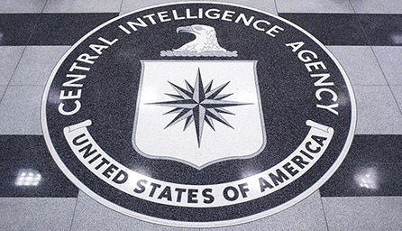 <p>Seal in the floor of the CIA Headquarters lobby</p>