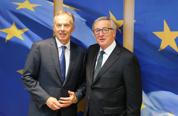 Blair and Jean-Claude Juncker