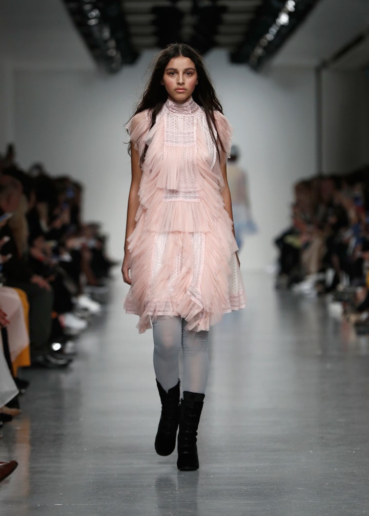 The Bora Aksu London Fashion Week show 17 February 2017.