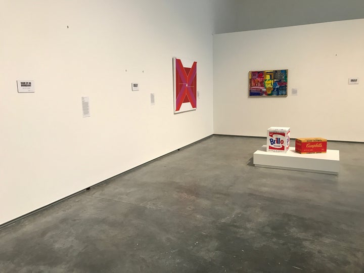 Update: The Davis Museum sent The Huffington Post images of what the galleries, stripped of immigrant art, look like during the protest.