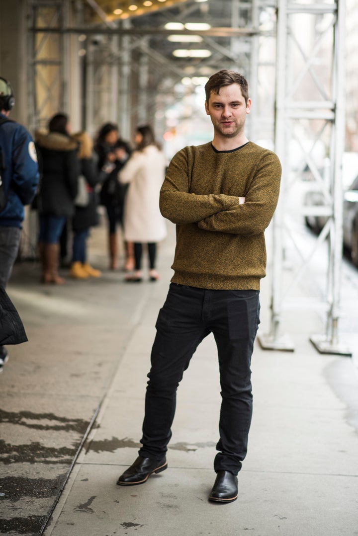 "Faced with existential crisis, I over-prepared. Hair by Edwin at Astor Place barber shop. Nails by Duane Reade. Outfit by mom. I spared no expense."