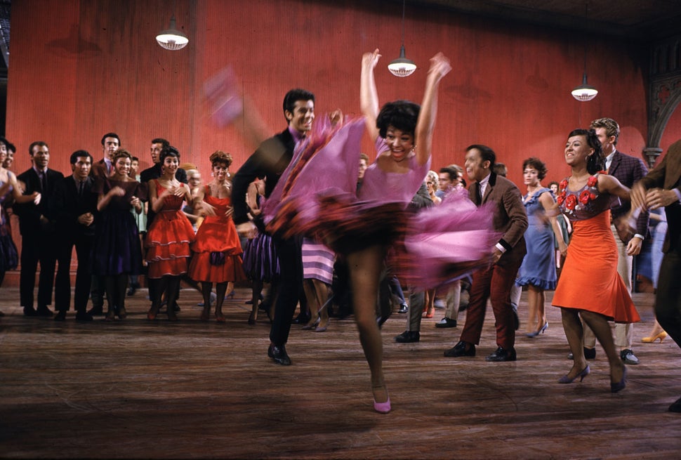 Rita Moreno and George Chakiris hit the dance floor.