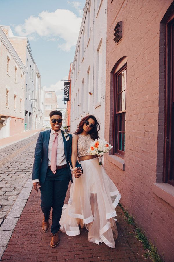 25 Two-Piece Wedding Dresses For Brides Who Dare To Be Different | HuffPost