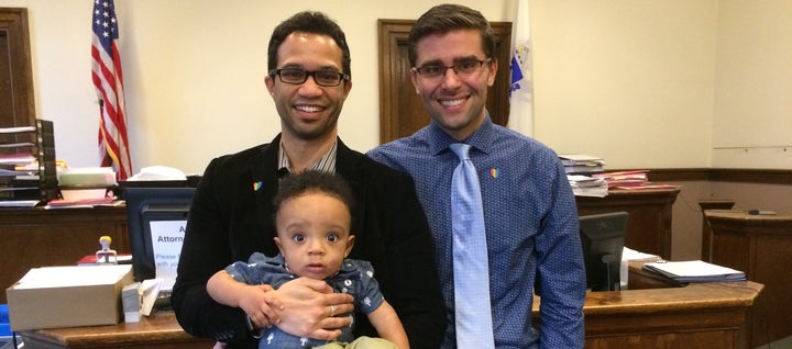 Jonathan, Darren, and Langston, Helpusadopt.org grantees. 