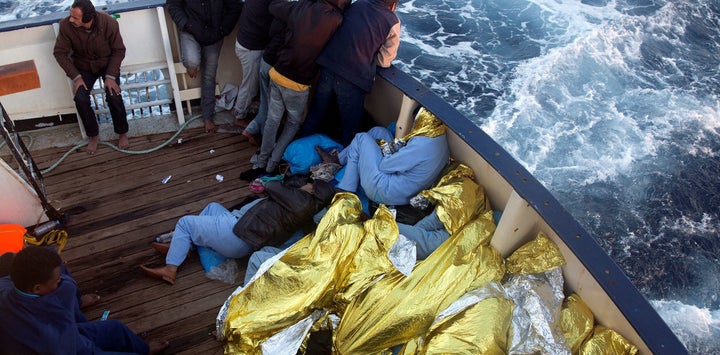 Crossing the Mediterranean is dangerous, but so is war-torn Libya.