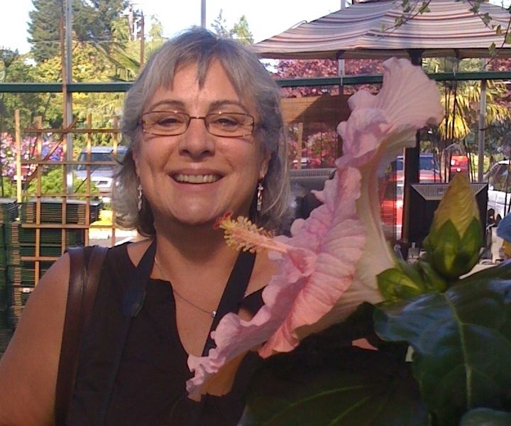 <p>Susan Avila-Smith, Army veteran and Military Sexual Trauma (MST) advocate, founder of VetWow, shown here at Swanson’s Nursery in Seattle.</p>