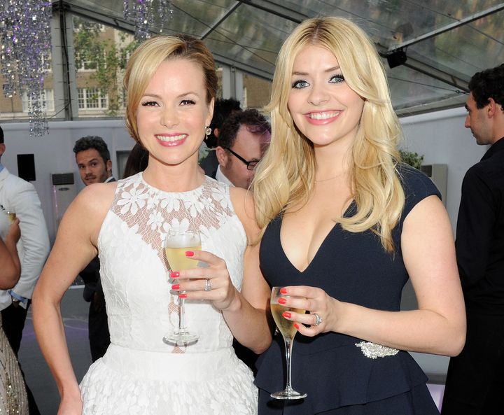 Amanda with Holly Willoughby