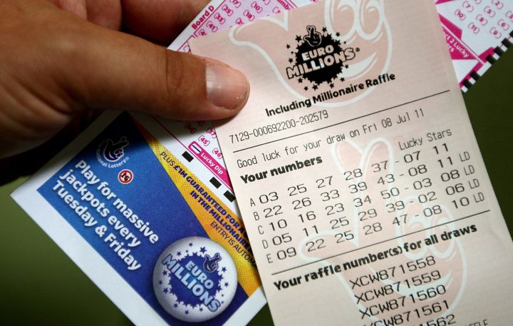 A UK ticketholder has won £14.5 million in Friday’s EuroMillions draw. File image.