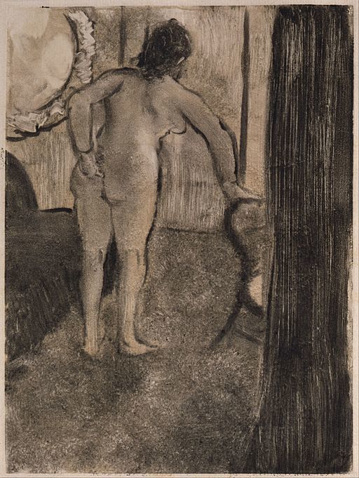 Brothel Scene (Dans le Salon d'une Maison Close), 1874-84, 6.375 x 8.4 inches, monotype. Iris & B. Gerald Cantor Center for Visual Arts at Stanford University. Edgar Degas [Public domain], via Wikimedia Commons 