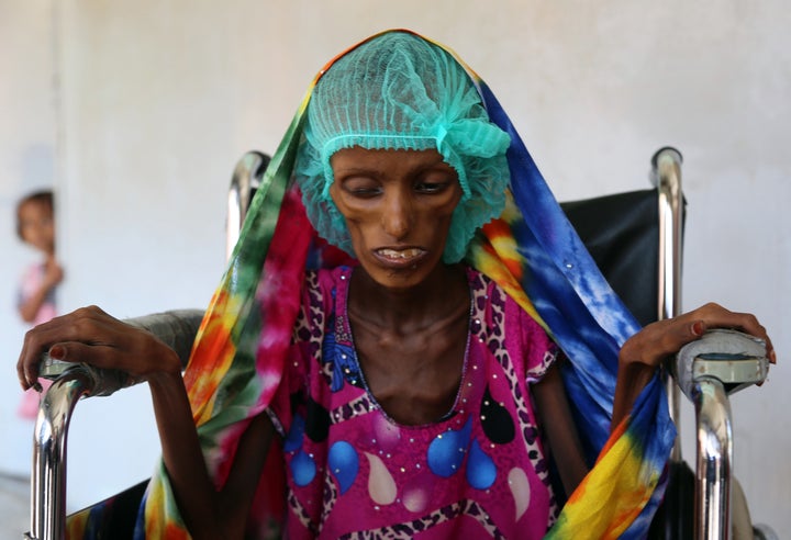 Saida Ahmad Baghili, an 18-year-old Yememi woman in Hodeidah. The city has already been hit hard by food scarcity. The closure of the port would exacerbate an already fragile situation. 