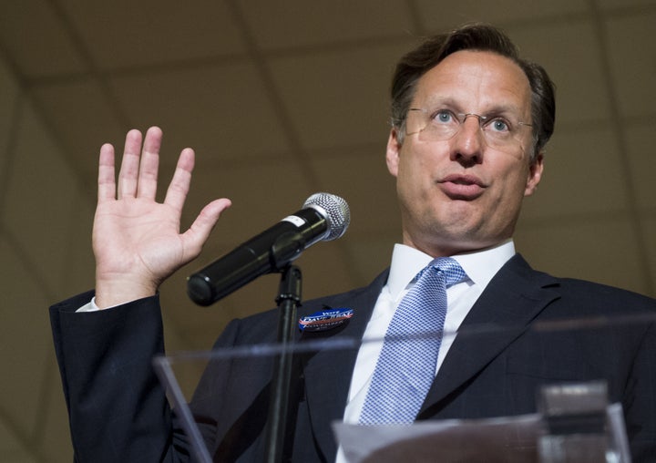 Rep. Dave Brat (R-Va.) now says he could've chosen better words when he said women were in his "grill" over Obamacare re
