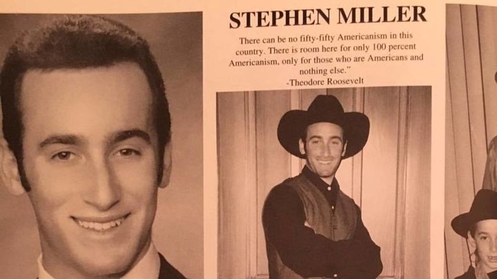 Stephen Miller's entry in the Santa Monica High School Yearbook.
