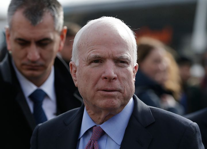 John McCain is emerging as the most prominent Republican with the gall to publicly reject Donald Trump.