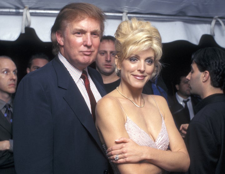 Trump's wife-to-be, Marla Maples, was not amused when he raved about Miss Hawaii's hot body in front of her.