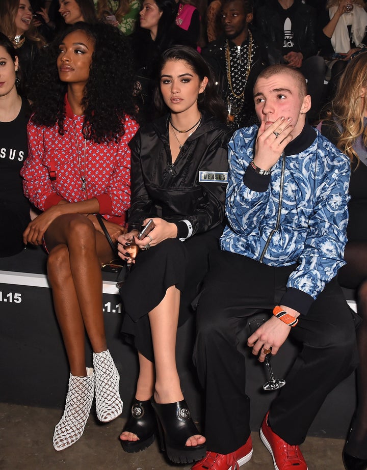 Jourdan Dunn, Kim Turnbull and Rocco Ritchie.