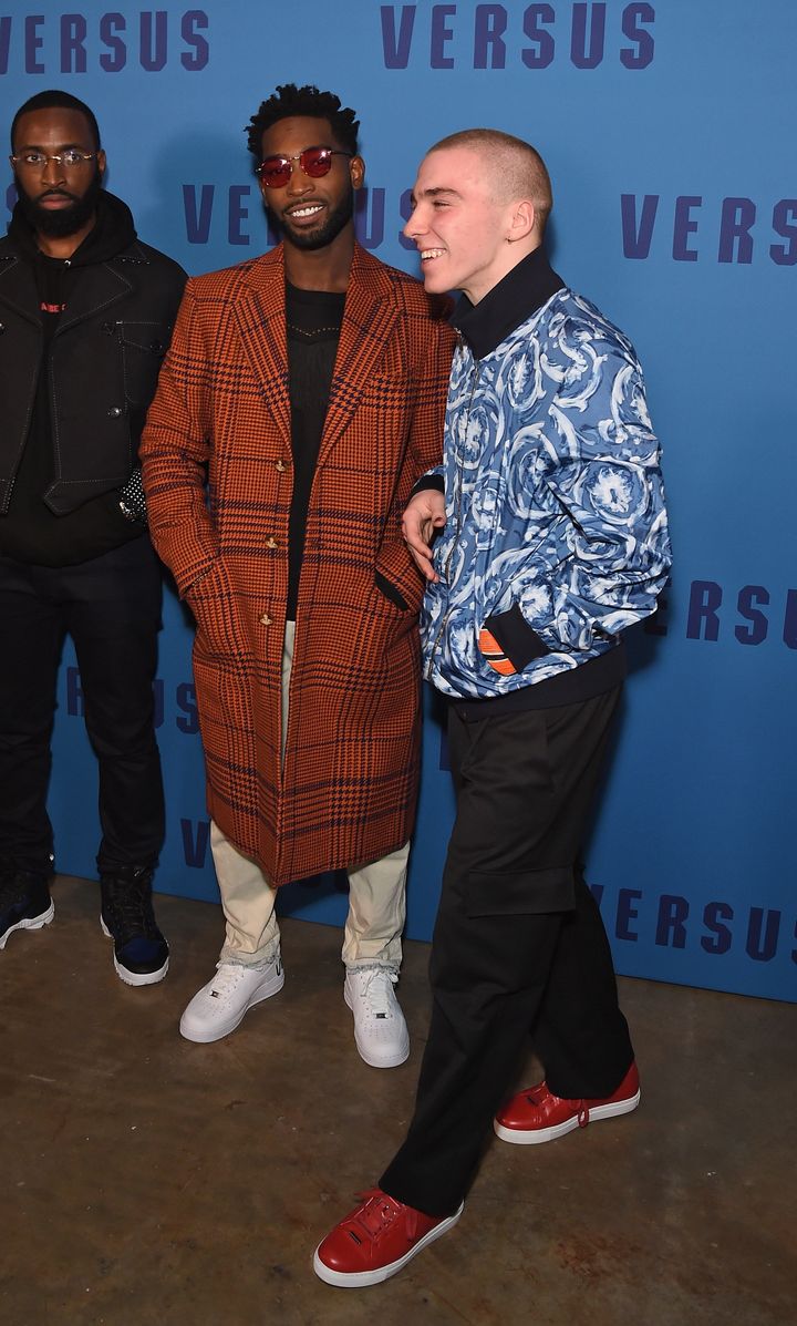Tinie Tempah and Rocco Ritchie