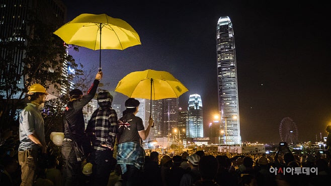 Hong Kong's Umbrella Revolution./ Source: Wikimedia Commons