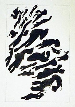 Michio Ihara, <em>Untitled Drawing</em> (1957), ink on paper